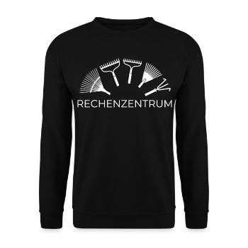 Data Center – Jardinier drôle & Design IT - Sweat-shirt Unisexe - noir - Devant - Alina (178cm) & Michal (187cm)