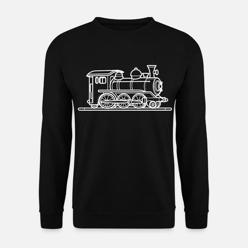 Railway Drawing - Unisex Sweatshirt - black