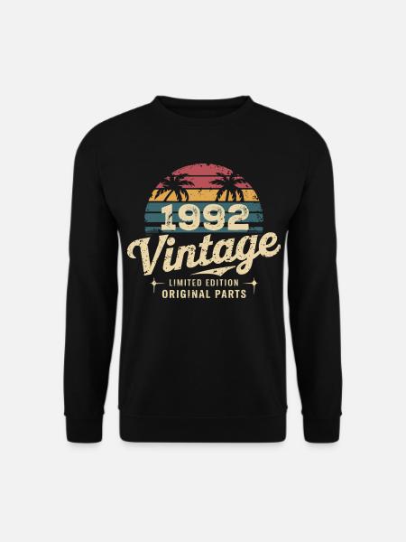 Awesome Since 1992 1992 Birthday Gift - Unisex Sweatshirt - black