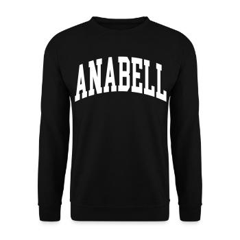 Anabell - Sweat-shirt Unisexe - noir - Devant - Alina (178cm) & Michal (187cm)