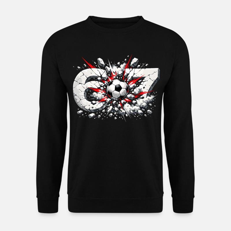 67 Fußball Sechs Sieben Meme Lustig Geschenk - Unisex Pullover - Schwarz