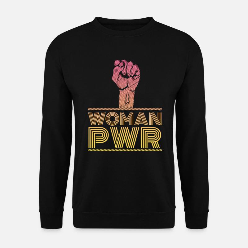 Frauenrechte Woman Power - Unisex Pullover - Schwarz