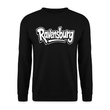 Ravensburg Heimat Fan Collection - Unisex Sweatshirt - black - Front - Alina (178cm) & Michal (187cm)