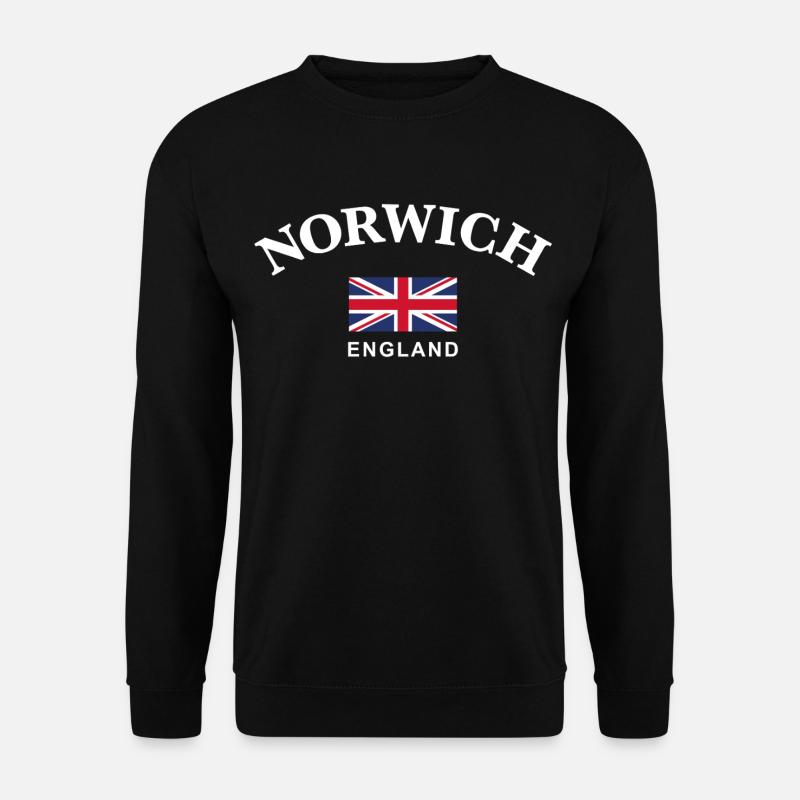 Norwich, Angleterre - Sweat-shirt Unisexe - noir