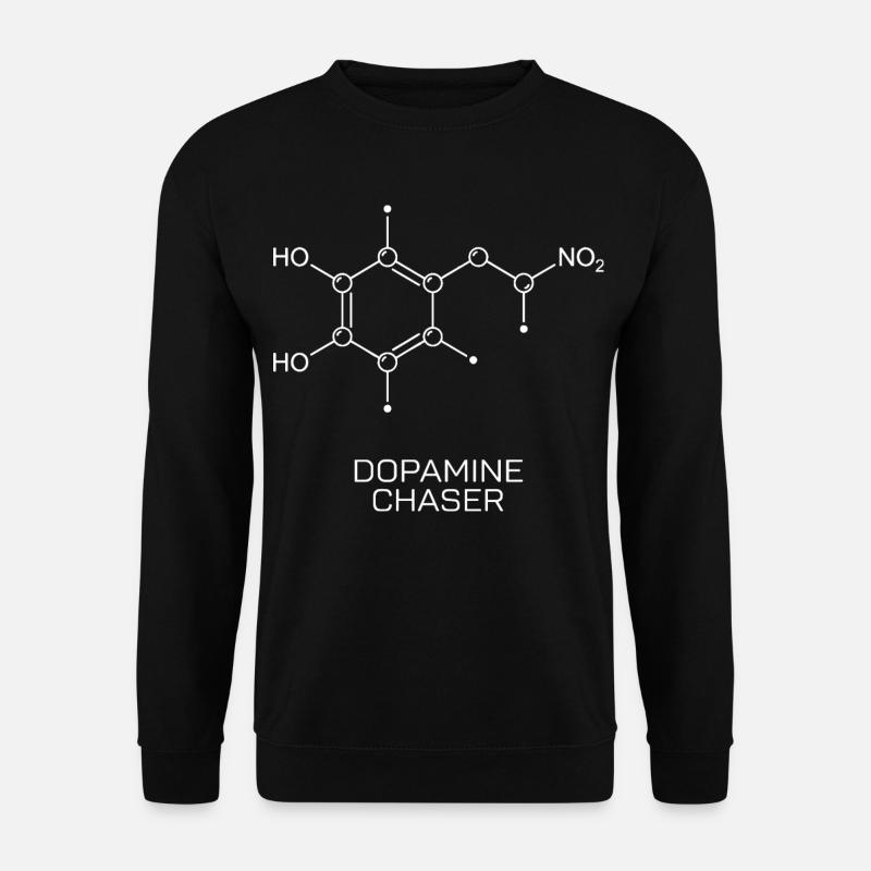 Dopamine Chaser Molekül - Unisex Pullover - Schwarz