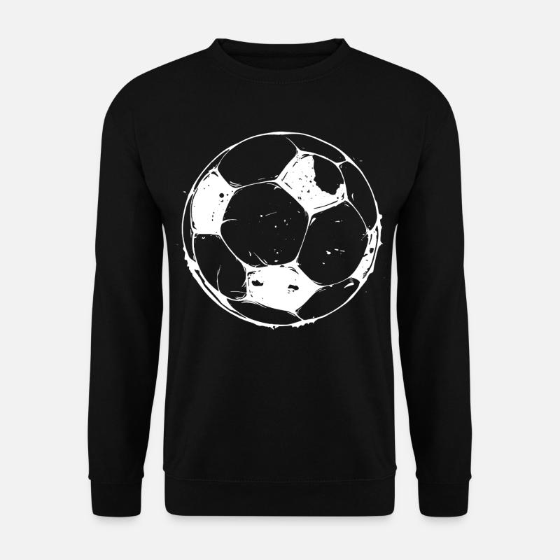 Fußball Zeichnung - Unisex Pullover - Schwarz