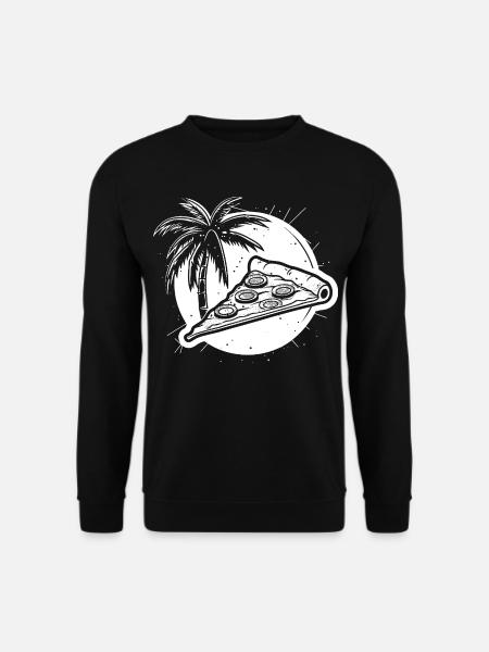 Graphique de pizza - Sweat-shirt Unisexe - noir