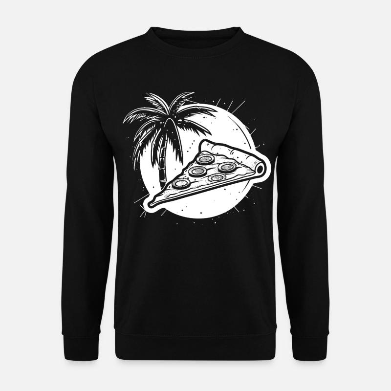 Graphique de pizza - Sweat-shirt Unisexe - noir