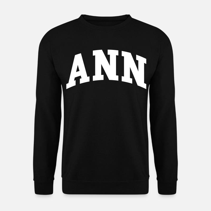 Ann - Unisex Pullover - Schwarz