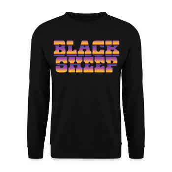 Black Sheep - Unisex Pullover - Schwarz - Vorne - Alina (178cm) & Michal (187cm)