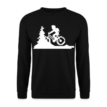 Pixel VTT - Sweat-shirt Unisexe - noir - Devant - Alina (178cm) & Michal (187cm)