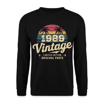 1989 - Unisex Sweatshirt - black - Front - Alina (178cm) & Michal (187cm)