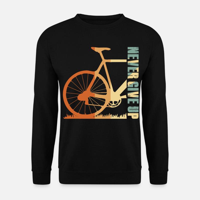 Bike Silhouette Gradient Design - Unisex Sweatshirt - black