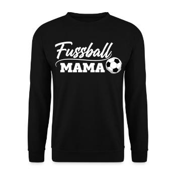 Stolze Fussball Mama – Sport & Leidenschaft - Unisex Pullover - Schwarz - Vorne - Alina (178cm) & Michal (187cm)