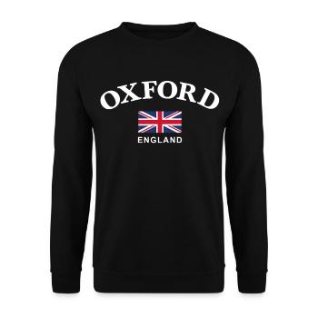 Oxford, Angleterre - Sweat-shirt Unisexe - noir - Devant - Alina (178cm) & Michal (187cm)