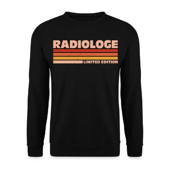 Radiologist Radiologist Radiology Radiologist - Unisex Sweatshirt - black - Front - Alina (178cm) & Michal (187cm)