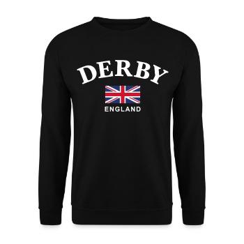 Derby, Angleterre - Sweat-shirt Unisexe - noir - Devant - Alina (178cm) & Michal (187cm)
