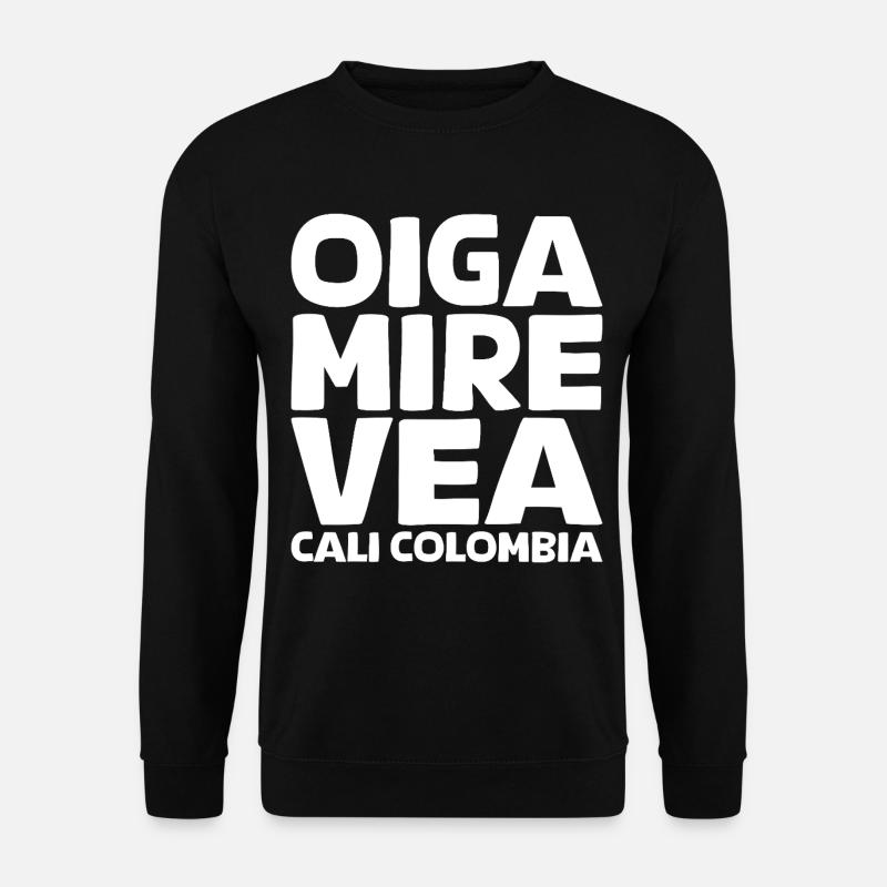 Oiga, Mire, Vea in white - Unisex Sweatshirt - black