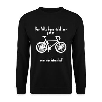 Vélo de VTT sans batterie Diction sportive - Sweat-shirt Unisexe - noir - Devant - Alina (178cm) & Michal (187cm)
