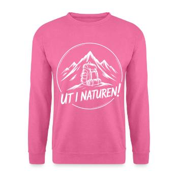 Abenteuer-Rucksackwandern - Unisex Pullover - Pink - Vorne