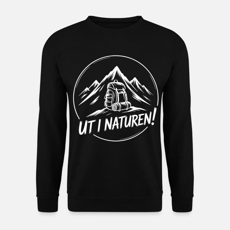 Adventure Backpacking Hiking - Unisex Sweatshirt - black
