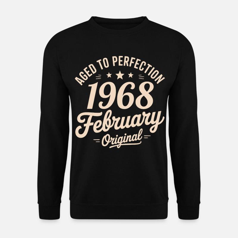 Februar 1968 – Februar 1968 - Unisex Pullover - Schwarz