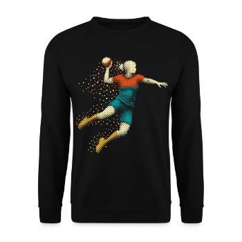 Les filles de handball - Sweat-shirt Unisexe - noir - Devant - Alina (178cm) & Michal (187cm)