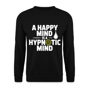 Certified Clinical Cognitive Wellness Specialist  - Unisex Sweatshirt - black - Front - Alina (178cm) & Michal (187cm)