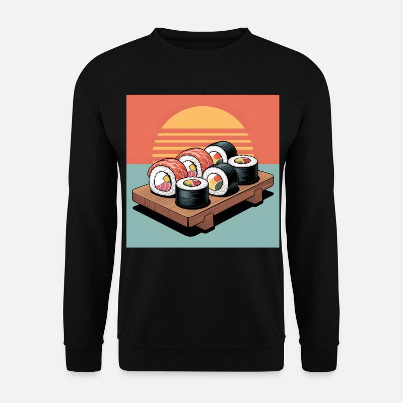 Sushi - Unisex Pullover - Schwarz