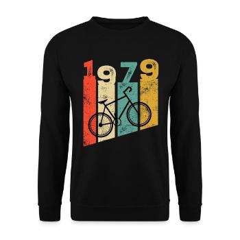 Millésime 1979 - Sweat-shirt Unisexe - noir - Devant - Alina (178cm) & Michal (187cm)