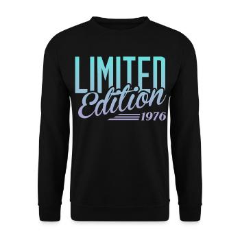 Millésime 1976 - Sweat-shirt Unisexe - noir - Devant - Alina (178cm) & Michal (187cm)