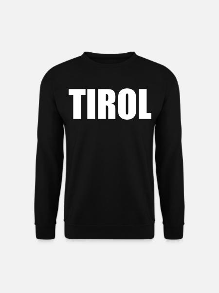 TIROL logo white - Unisex Sweatshirt - black