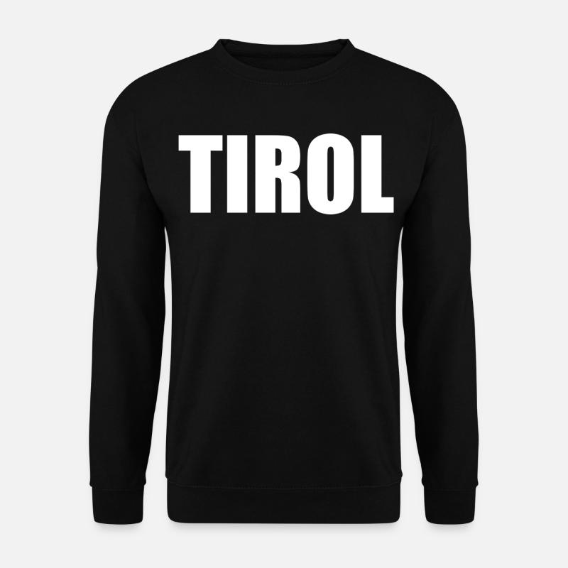 TIROL Logo weiß - Unisex Pullover - Schwarz