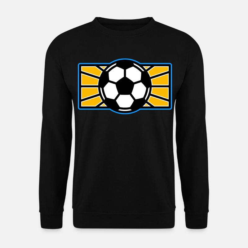 Fußball-Pop-Art-Logo - Unisex Pullover - Schwarz