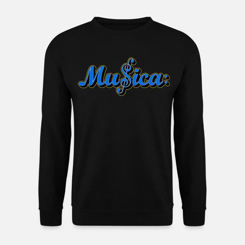 Musica Blue Logo - Unisex Pullover - Schwarz