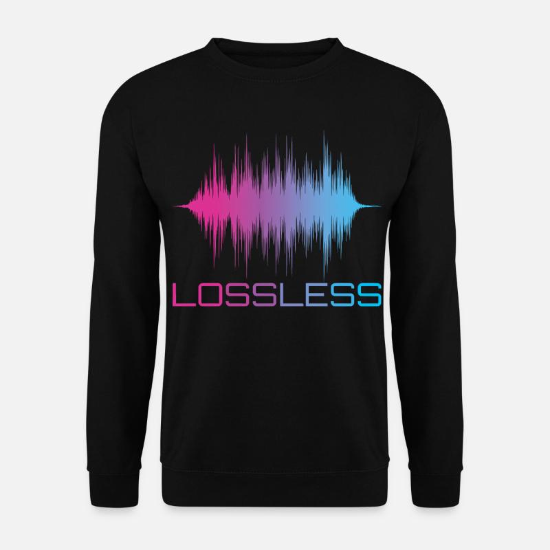 Verlustfreies Audioformat Audiophile Sound - Unisex Pullover - Schwarz
