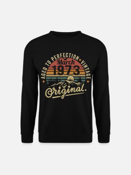 March 1973 - Unisex Sweatshirt - black