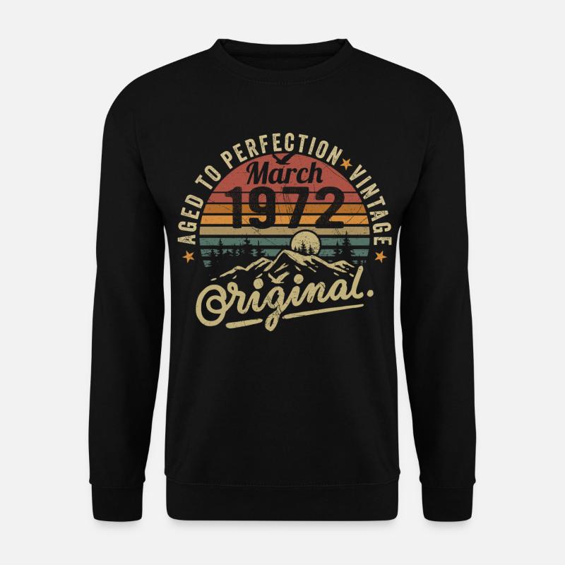 März 1972 - Unisex Pullover - Schwarz