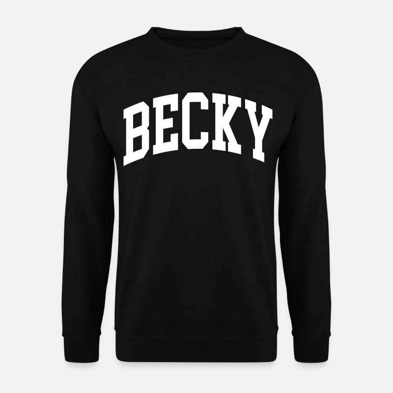 Becky - Unisex Pullover - Schwarz