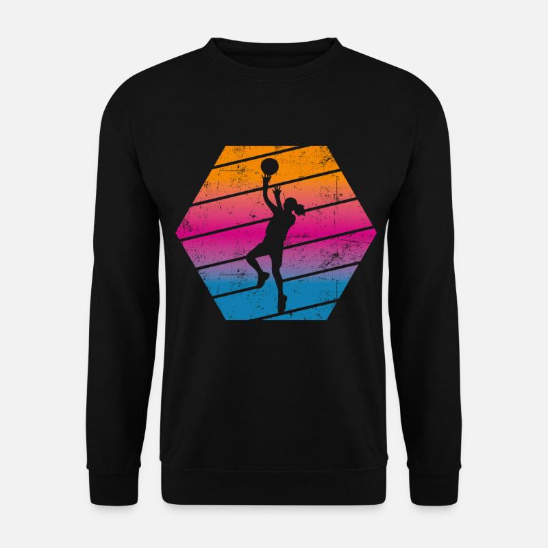 Basketball Spielerin - Unisex Pullover - Schwarz