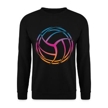 Ballon de volley-ball - Sweat-shirt Unisexe - noir - Devant - Alina (178cm) & Michal (187cm)