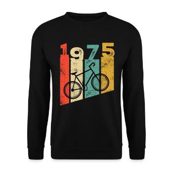 Millésime 1975 - Sweat-shirt Unisexe - noir - Devant - Alina (178cm) & Michal (187cm)