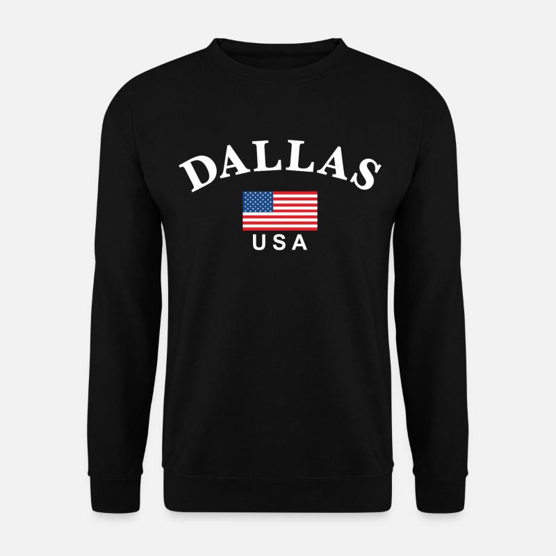 Dallas, USA - Unisex Pullover - Schwarz