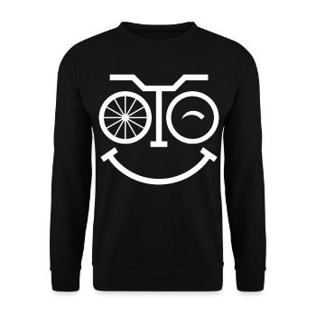 Vélo de route Vélo Vélo Sport Vélo VTT - Sweat-shirt Unisexe - noir - Devant - Alina (178cm) & Michal (187cm)