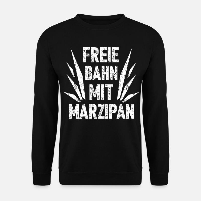 Freie Bahn Mit Marzipan - Unisex Pullover - Schwarz