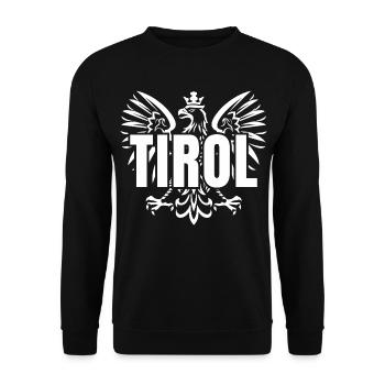 I kimm ausm Landl Tirol Party - Unisex Pullover - Schwarz - Vorne - Alina (178cm) & Michal (187cm)