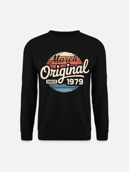 Legendary since march 1979 - Unisex Sweatshirt - black