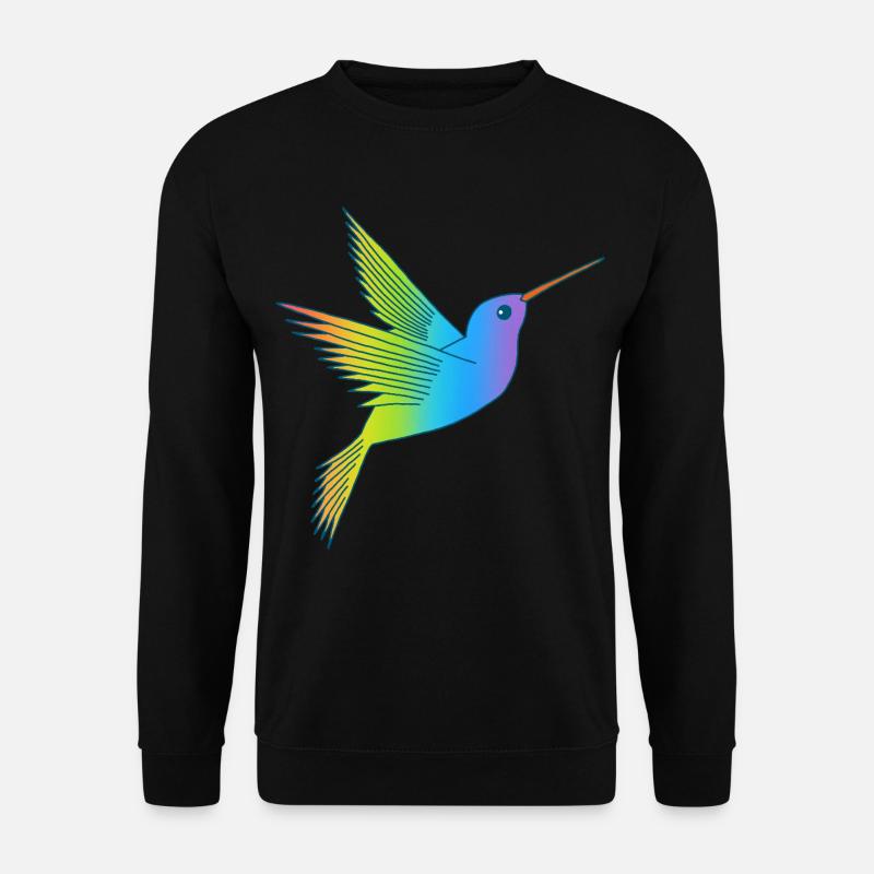 Regenbogenvogel - Unisex Pullover - Schwarz