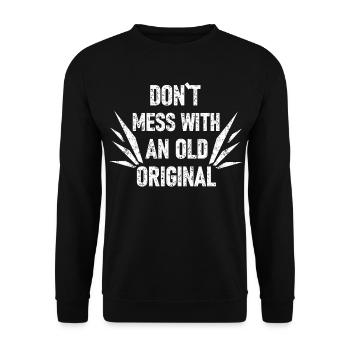 Cool Dicton, Rocker - Sweat-shirt Unisexe - noir - Devant - Alina (178cm) & Michal (187cm)