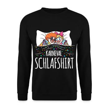 Chemise de nuit Carnival - Sweat-shirt Unisexe - noir - Devant - Alina (178cm) & Michal (187cm)